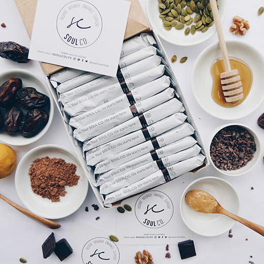 Monthly subscription of Soul Co. plant based protein bars